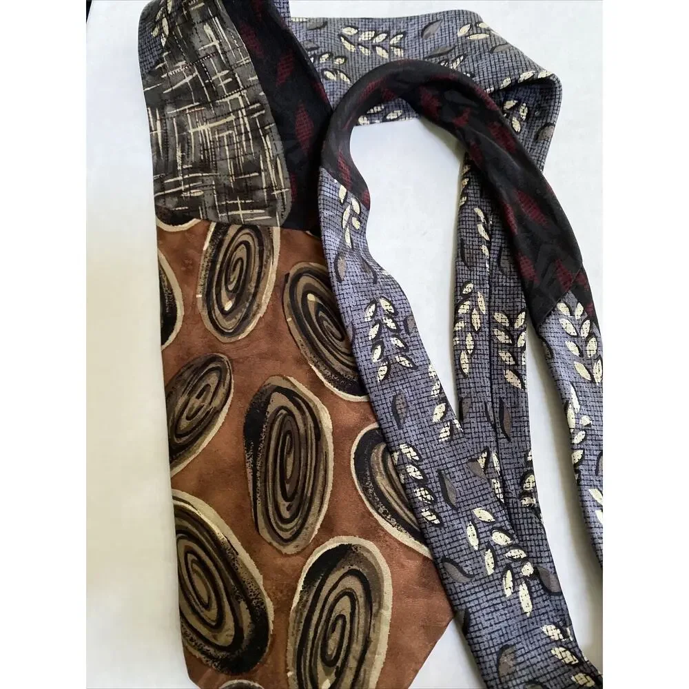 CHEZ ROFFE Bold Abstract Art Deco Urban Artsy‎ Necktie.